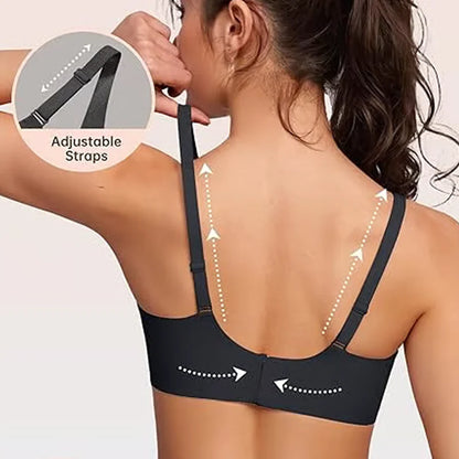 Pack of 5 Wireless Comfy Push Up Bra