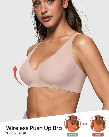 Pack of 5 Wireless Comfy Push Up Bra