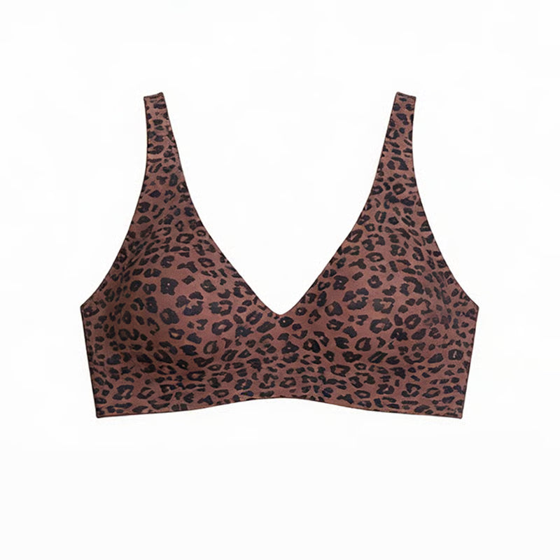 Super Firming Wire-Free Push Up V-Neck Bra All-Day Comfort No More Sagging