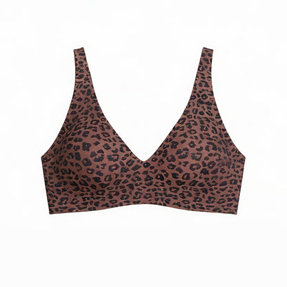 Super Firming Wire-Free Push Up V-Neck Bra All-Day Comfort No More Sagging