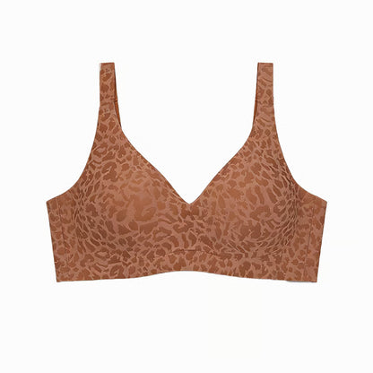 Super Firming Wire-Free Push Up V-Neck Bra All-Day Comfort No More Sagging