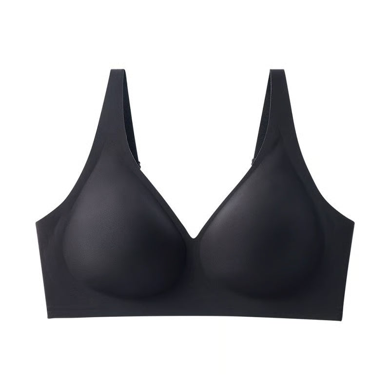 Super Firming Wire-Free Push Up V-Neck Bra All-Day Comfort No More Sagging