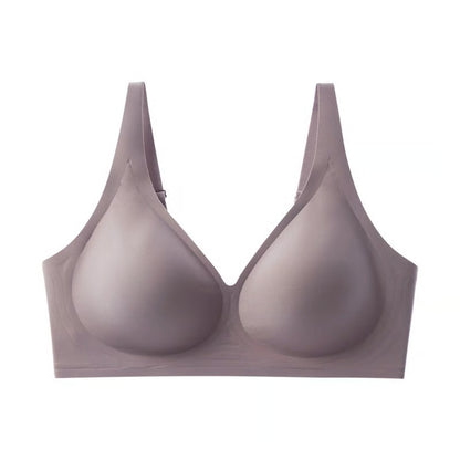 Super Firming Wire-Free Push Up V-Neck Bra All-Day Comfort No More Sagging