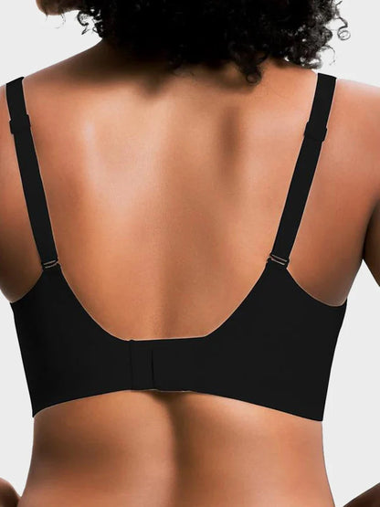 PACK OF 5 JELLY WIRELESS SEAMLESS DEEP-V PUSH-UP BRA