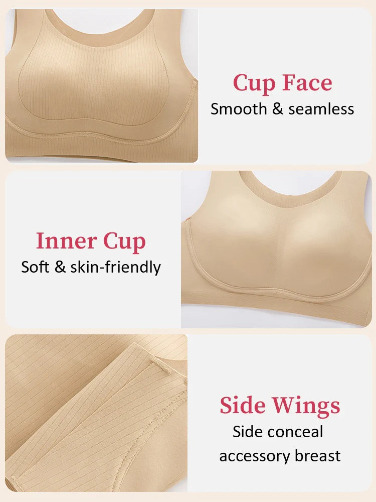 Pack of 3 Wireless Cami Bras – No Buckles